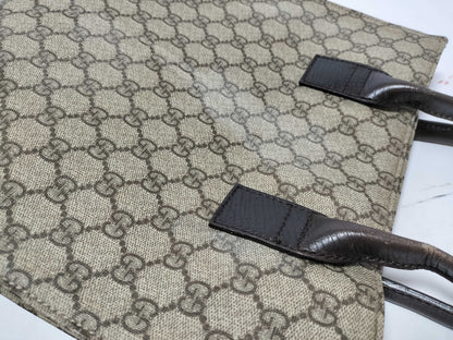GUCCI Gucci GG Supreme Bag Brown Handbag