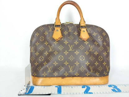 LOUIS VUITTON Monogram LV Monogram ALMA M51130 VI0945 Handbag with Shoulder Strap