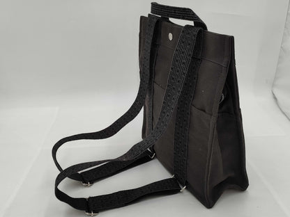 HERMES AdMM Canvas Rucksack Grey Rucksack
