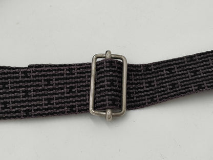 HERMES Aleline Basas MM Canvas Shoulder Bag Grey Bag