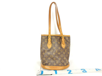 LOUIS VUITTON Monogram LV Monogram Bucket PM M42238 AR0938 Handbag