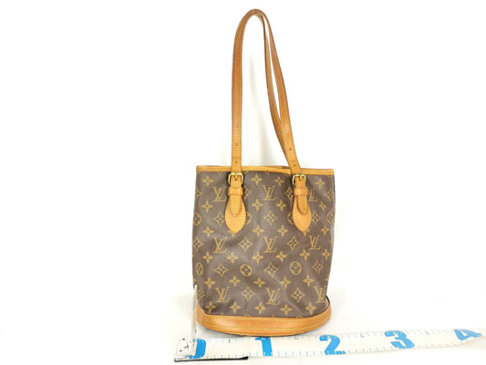 LOUIS VUITTON Monogram LV Monogram Bucket PM M42238 AR0938 Handbag