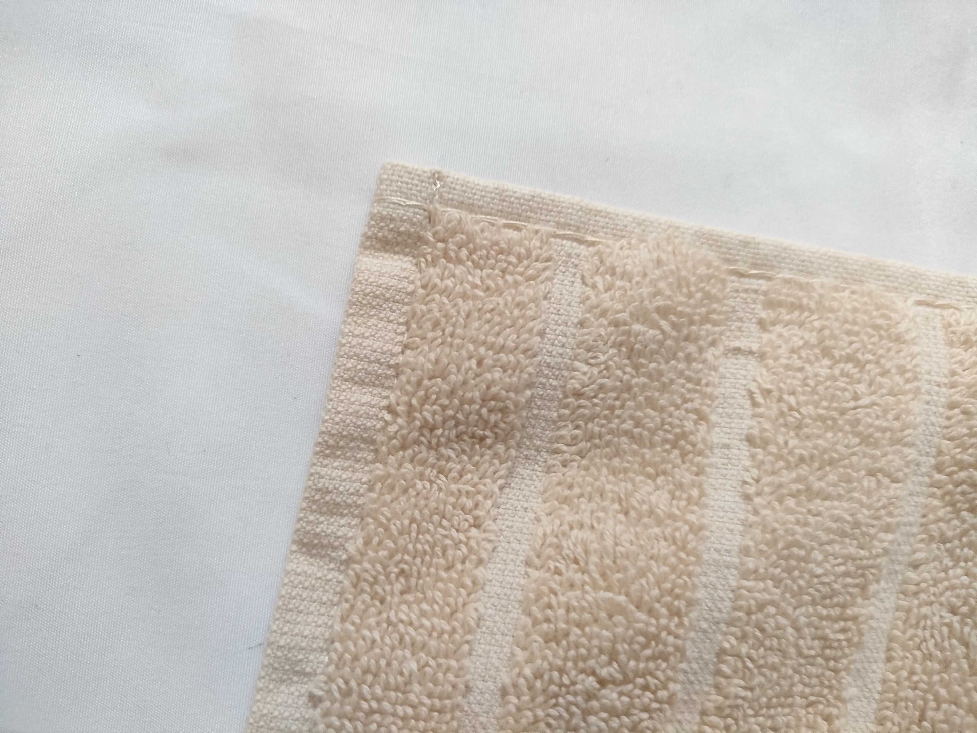 HERMES Cotton Face Towel Ivory Other Accessories