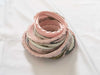HERMES Carre Hermes Carre 90 Pleated Spring Silk Scarf Pink Other Accessories