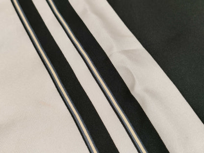HERMES Carre Hermes Carre 90 BRIDES de GALA Silk Scarf Black x White Scarf