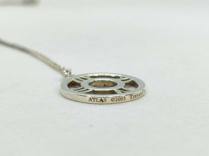Tiffany&Co. Atlas Tiffany Atlas Open Medallion Necklace SV925 Necklace