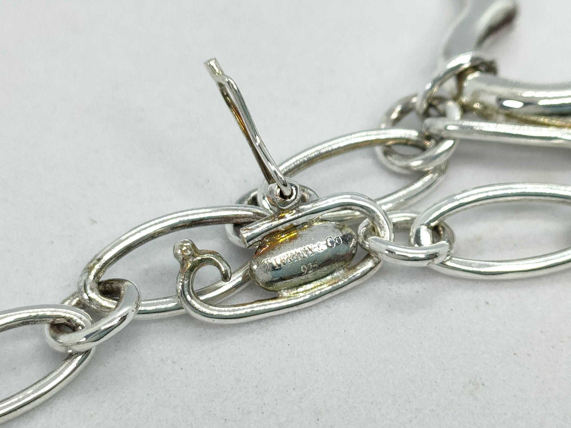 Tiffany&Co. Open Heart Tiffany Open Heart Bracelet SV925 Bracelet Bangle
