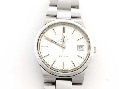 OMEGA Geneva SS/AT Silver Dial Men's Watch