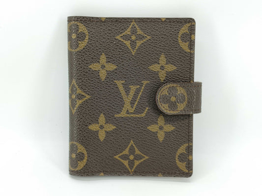 LOUIS VUITTON Monogram LV Monogram Agenda Mini R20007 TH1915 Card Case, Pass Case, Business Card Holder
