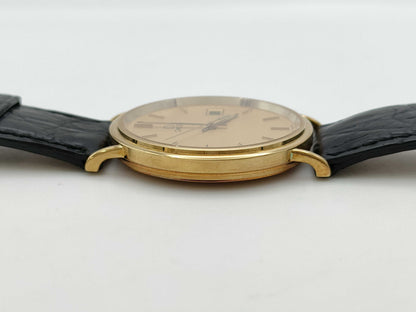 OMEGA 57146548 Quartz K18 Gold Dial Immovable/No Guaranteed Operation Boy's Watch
