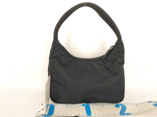 PRADA Nylon Prada Tesuto Bag Black Handbag