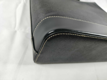 BURBERRY Leather One Shoulder Bag Black Shoulder Bag