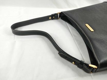BURBERRY Leather One Shoulder Bag Black Shoulder Bag