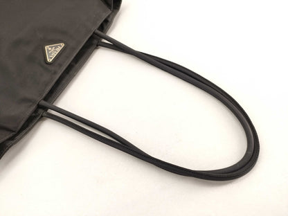 PRADA Nylon Prada Tesuto Tote Bag Black Tote Bag