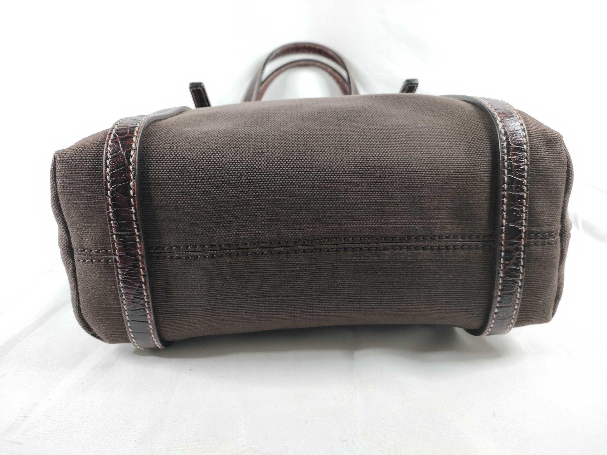 CELINE Canvas x Leather Tote Bag WC-ST-0047 Brown Tote Bag
