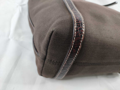 CELINE Canvas x Leather Tote Bag WC-ST-0047 Brown Tote Bag