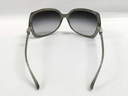  CHANEL Coco Mark Plastic Sunglasses Gray Sunglasses/Eyeglasses