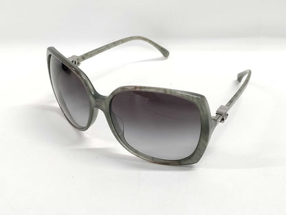  CHANEL Coco Mark Plastic Sunglasses Gray Sunglasses/Eyeglasses