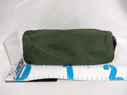 PRADA Nylon Prada Tessuto Pouch Khaki Pouch