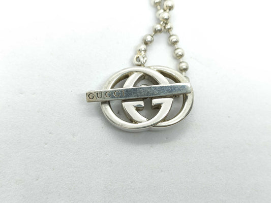 GUCCI Interlocking Ball Chain Necklace in SV925