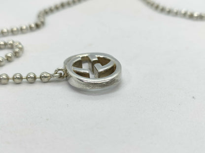 GUCCI Interlocking Ball Chain Necklace in SV925