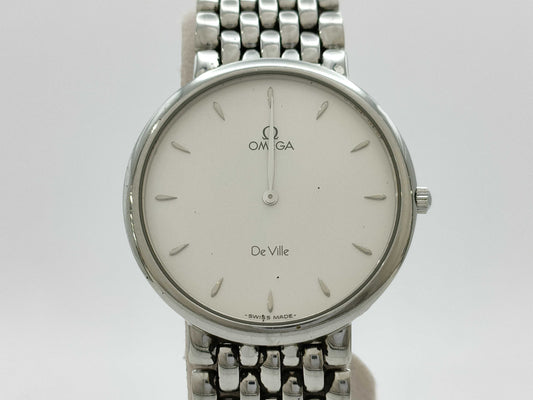 OMEGA Devil 54143335 Quartz Silver Dial Immovable No Guaranteed Operation Boys Watch