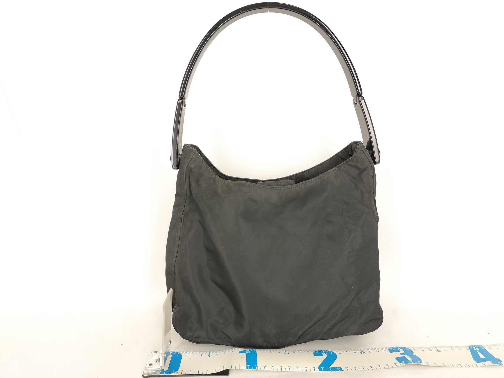 PRADA Nylon Prada Tesuto One Shoulder Bag Black Shoulder Bag