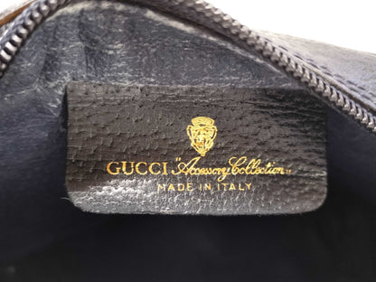GUCCI GG Supreme Gucci Sherry Line GG Supreme Second Bag 63/01/012 Navy Pouch