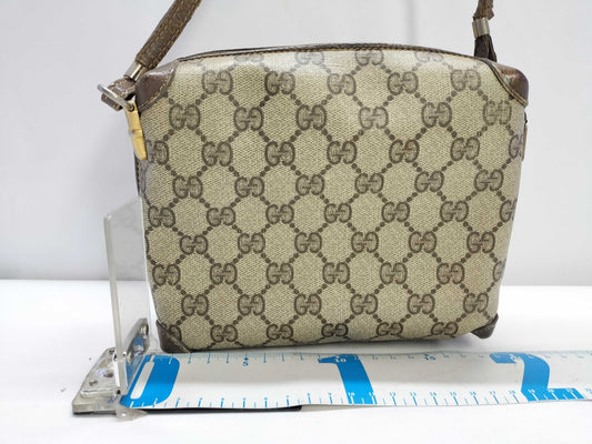 GUCCI GG Supreme Gucci GG Supreme Bag 007/115/4916 Brown Handbag