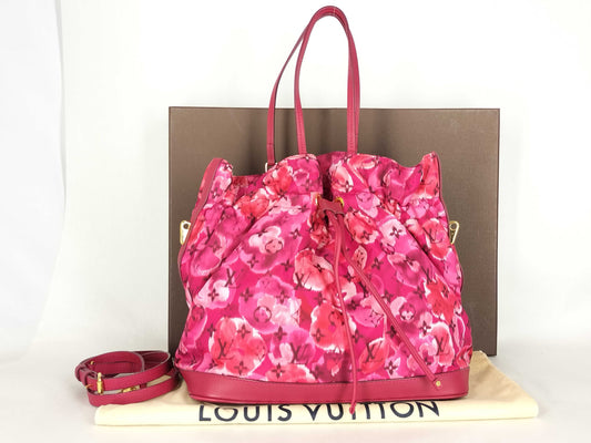 LOUIS VUITTON LV Monogram Ikat Flower Noeful MM M94313 FO4137 Shoulder Bag