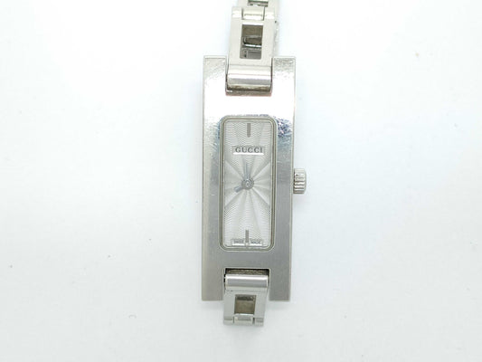 GUCCI 3900L 10738379 SS/QZ Silver Dial Women's Watch 