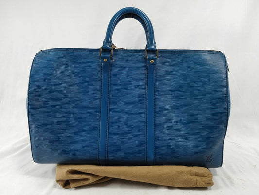 LOUIS VUITTON Epi LV Epi Keypol 45 M42975 MI0930 Boston Bag