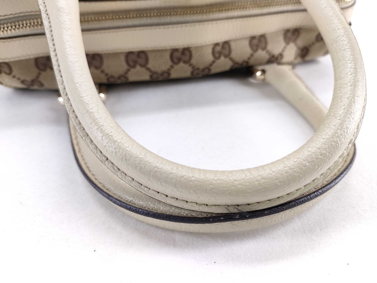 GUCCI GG Canvas Gucci GG Canvas Handbag 153026 496393 Beige Boston Bag