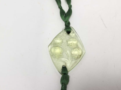 Lalique Necklace Resin x String Necklace