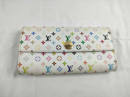 LOUIS VUITTON Monogram Multicolor LV Monogram Multicolor Portefeuille Sara M93746 TH2029 Wallet