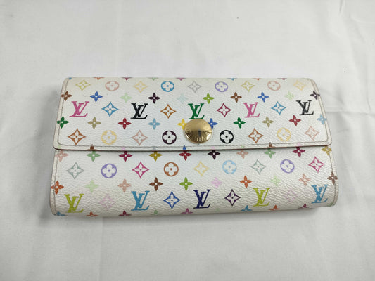 LOUIS VUITTON Monogram Multicolor LV Monogram Multicolor Portefeuille Sara M93746 TH2029 Wallet
