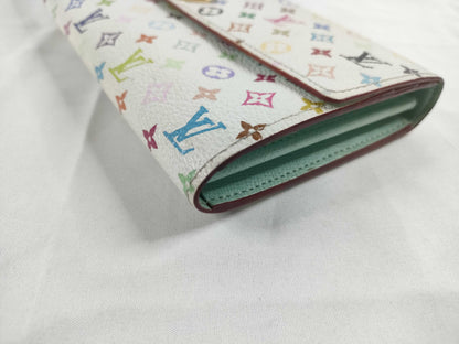 LOUIS VUITTON Monogram Multicolor LV Monogram Multicolor Portefeuille Sara M93746 TH2029 Wallet