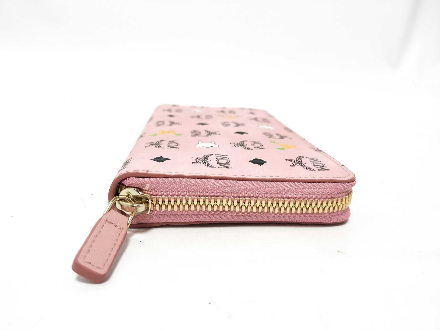 MCM MCM Visetos Leather Long Wallet Pink Wallet