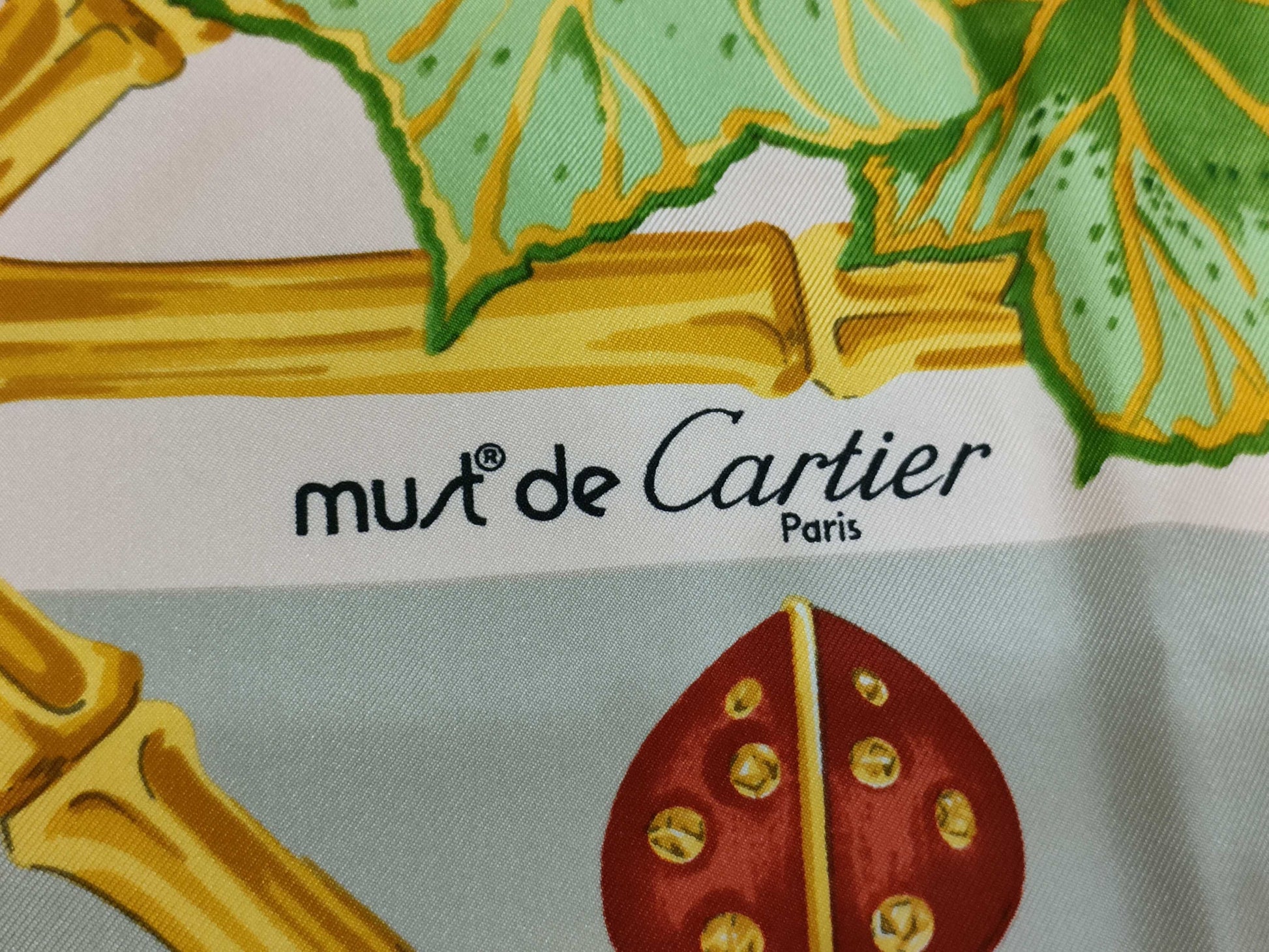 Cartier Silk Scarf 3 Pieces Summary Scarf