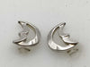 Tiffany&Co. Crescent Moon Earrings SV925 Silver Earrings