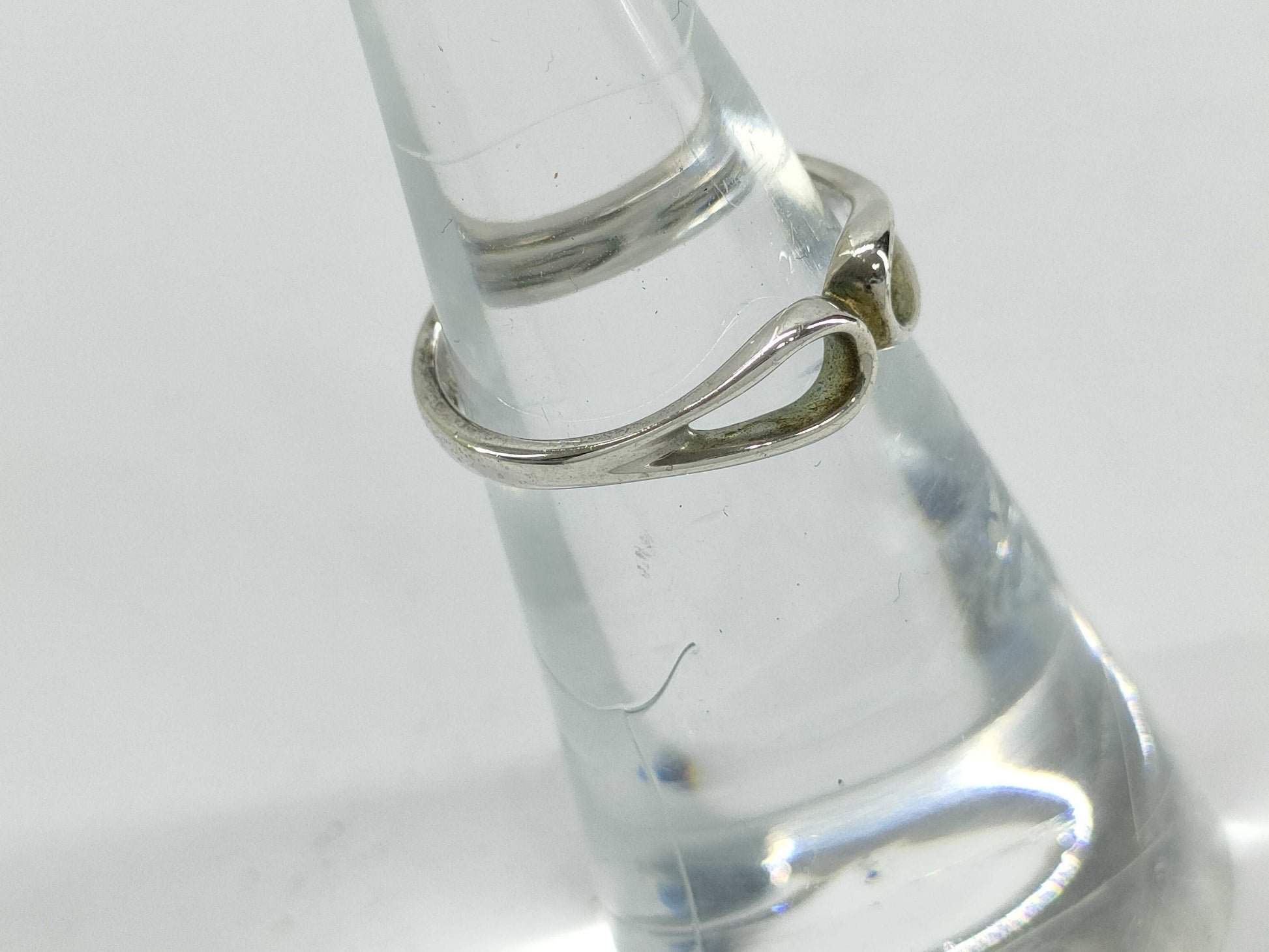 Tiffany&Co. Teardrop Tiffany Teardrop Ring SV925 Silver Ring