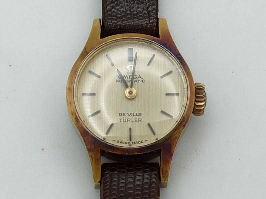 OMEGA Devil Automatic Gold Dial Current Women's Watch