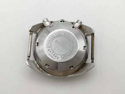 SEIKO Speed Timer 6139-6010 011685 Automatic Black Dial Immovable Current Men's Watch