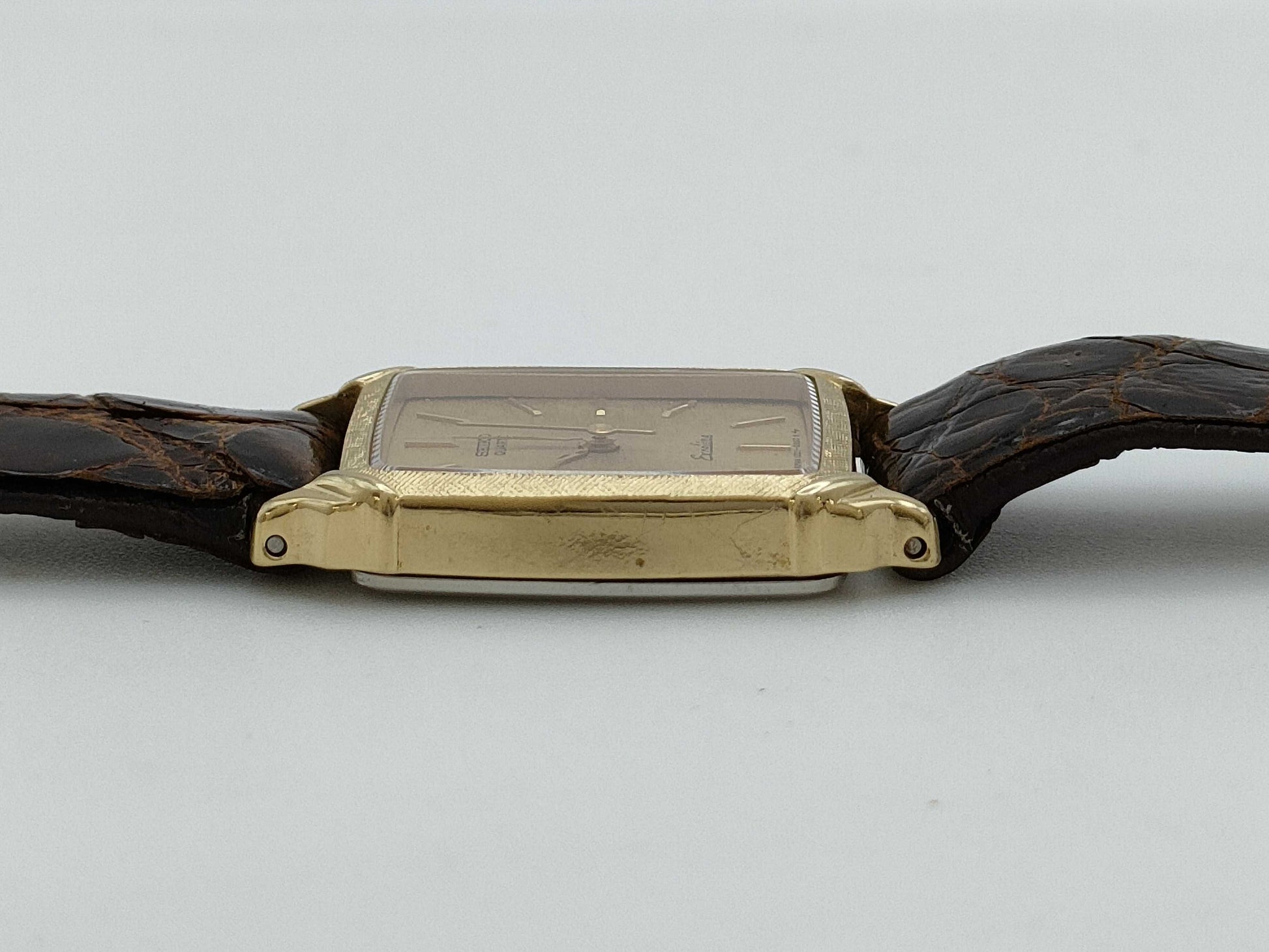 SEIKO 1221-5660 400772 Quartz Gold Dial Immovable/No Guaranteed Operation Women's Watch