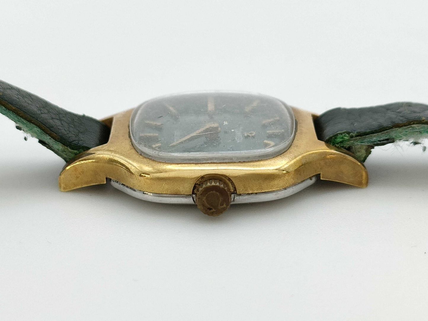 OMEGA Hand-Wound Green Dial Immovable Current Women's Watch