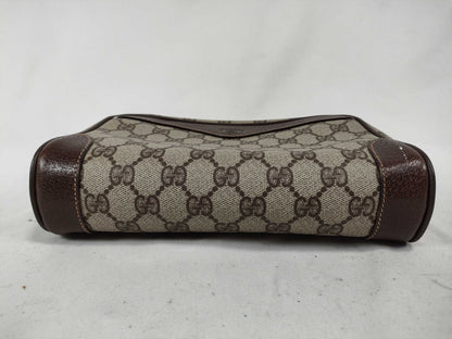 GUCCI GG PVC Second Bag Brown Second Bag