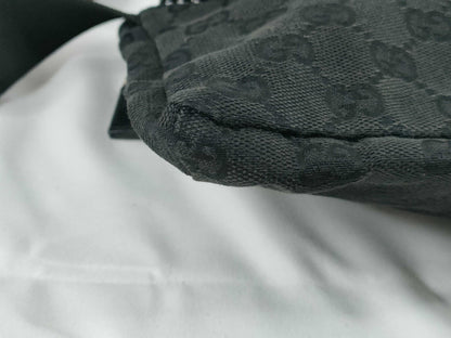 GUCCI GG Canvas Gucci GG Canvas Body Bag Black Bag