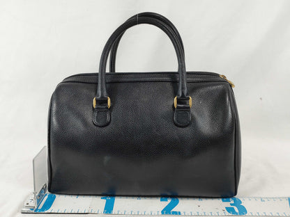 Burberrys Leather Handbag Black Handbag