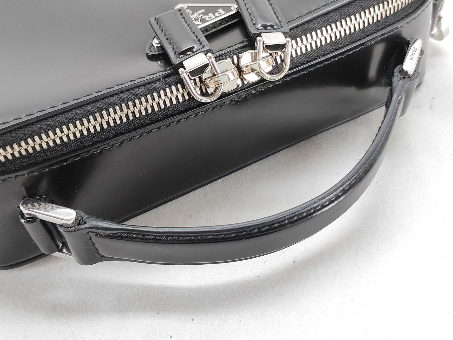 PRADA Brick Brushed Leather Bag 2VH069 Handbag