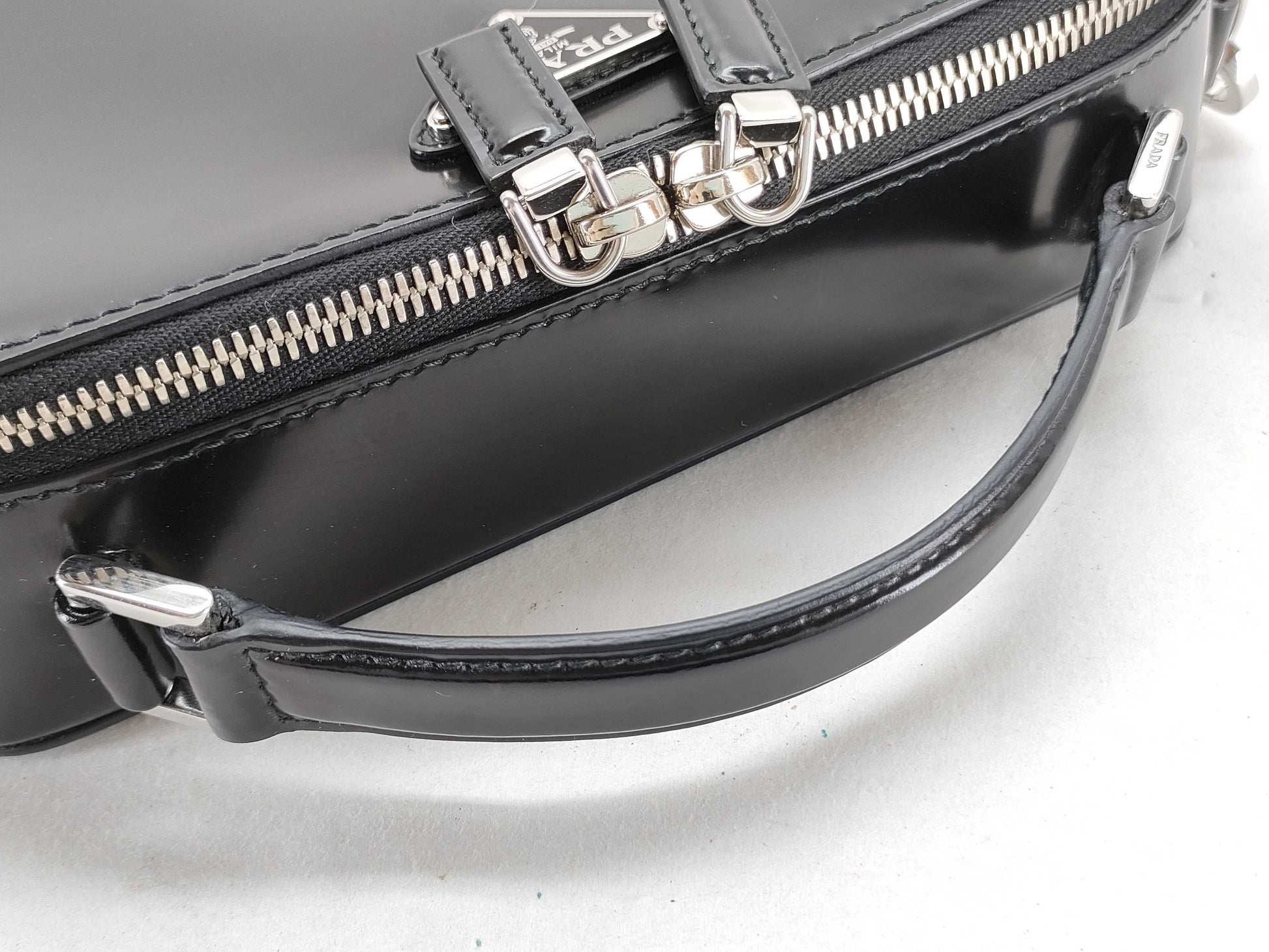 PRADA Brick Brushed Leather Bag 2VH069 Handbag
